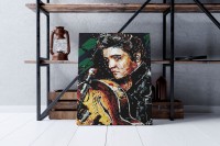 Elvis Presley - portret króla - Malowanie po numerach