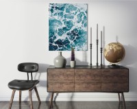 Morskie fale - Fale oceanu - Malowanie po numerach