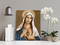 Niepokalane Serce Maryi Matki Bożej - Malowanie po numerach