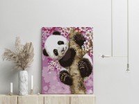 Słodka panda - Malowanie po numerach