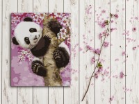 Słodka panda - Malowanie po numerach