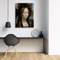 Portret Ginevry - Leonardo da Vinci - Malowanie po numerach