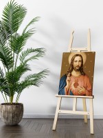 Jezus Chrystus - Serce Jezusa - Malowanie po numerach