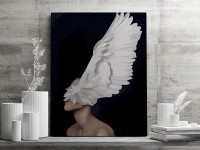 Abstrakcyjny portret kobiety - Malowanie po numerach