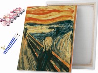 Krzyk - Edvard Munch - Malowanie po numerach