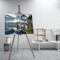 Alpejskie miasteczko - Malowanie po numerach