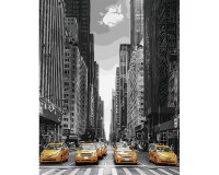 Taksówki w Nowym Jorku NYC - Malowanie po numerach