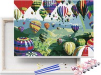 Balony - Kapadocja - Malowanie po numerach