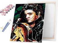 Elvis Presley - portret króla - Malowanie po numerach