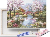 Wiosenny park - Malowanie po numerach