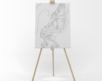 Abstrakcyjny portret kobiety - Malowanie po numerach