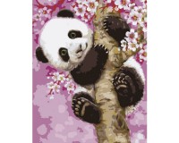 Słodka panda - Malowanie po numerach