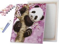 Słodka panda - Malowanie po numerach