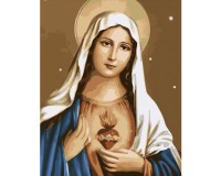 Niepokalane Serce Maryi Matki Bożej - Malowanie po numerach
