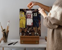 NBA Koszykówka - Kobe Bryant, Michael Jordan - Malowanie po numerach