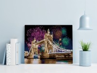 Fajerwerki nad Tower Bridge w Londynie - Malowanie po numerach