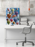 Balonowa fiesta - Malowanie po numerach