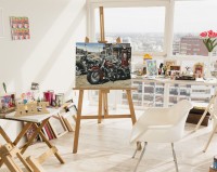 Motocykle vintage - Malowanie po numerach