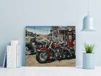 Motocykle vintage - Malowanie po numerach