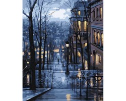 Paryż Montmartre - Malowanie po numerach