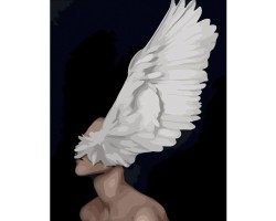 Abstrakcyjny portret kobiety - Malowanie po numerach