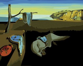 Trwałość Pamięci - Salvador Dali - Malowanie po numerach 