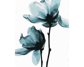 Magnolia - Abstrakcja - Malowanie po numerach
