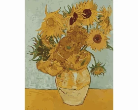 Słoneczniki - Vincent van Gogh - Malowanie po numerach