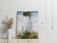 Kobieta z parasolem - Claude Monet - Malowanie po numerach