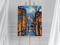 Schody na  Montmartre Paryż - Malowanie po numerach