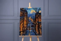Schody na  Montmartre Paryż - Malowanie po numerach