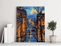 Schody na  Montmartre Paryż - Malowanie po numerach