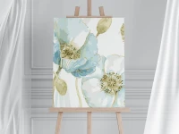Kwiaty maku białego - Malowanie po numerach