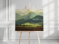 Karkonosze - Caspar Friedrich - Malowanie po numerach