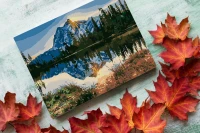 Górski pejzaż Mount Baker - Malowanie po numerach
