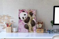 Słodka panda - Malowanie po numerach