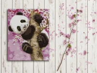 Słodka panda - Malowanie po numerach