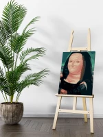 Gruba Mona Lisa - karykatura - Malowanie po numerach