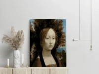 Portret Ginevry - Leonardo da Vinci - Malowanie po numerach