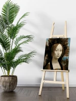 Portret Ginevry - Leonardo da Vinci - Malowanie po numerach