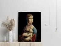 Dama z gronostajem - Leonardo da Vinci - Malowanie po numerach