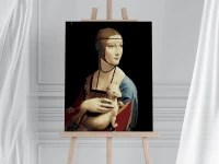 Dama z gronostajem - Leonardo da Vinci - Malowanie po numerach