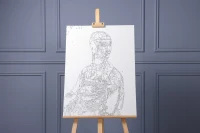 Dama z gronostajem - Leonardo da Vinci - Malowanie po numerach