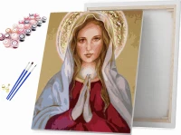 Maryja Panna - Matka Boża  - Malowanie po numerach 