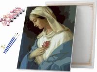 Matka Boża  - Najświętsza Maryja Panna - Malowanie po numerach