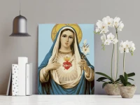 Serce Maryi - Fridolin Leiber - Malowanie po numerach