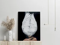 Portret skrzydlatej kobiety - Malowanie po numerach
