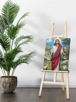 Jezus Chrystus Dobry Pasterz - Malowanie po numerach