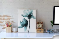 Magnolia - Abstrakcja - Malowanie po numerach