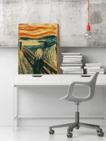 Krzyk - Edvard Munch - Malowanie po numerach